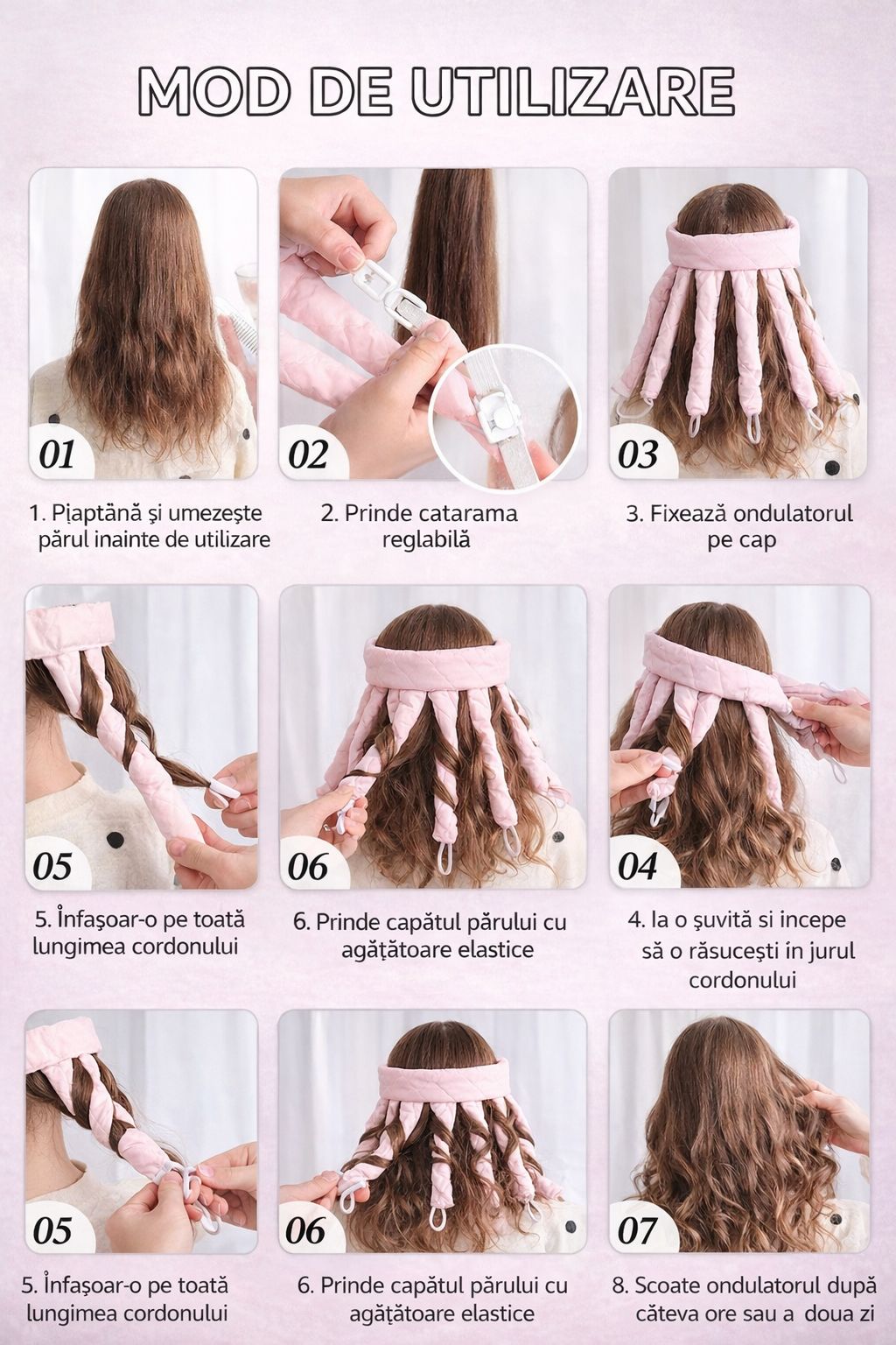 Ondulator Octopus-Bucle Perfecte, Fără Deteriorare!